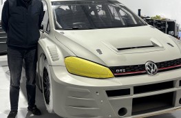 Jim Morris and his 500hp Volkswagen Golf, 2026, front